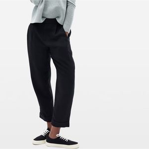Everlane Put Together Pleat Pant Size 6 Black
